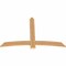 Ekena Millwork Bellingham Timber Gable Bracket, Western Red Cedar, 72"W x 48"H x 1 1/2"D x 5 1/2"F, 16/12 Pitch GBW072X48X0206BEL00SWR - alternate 4